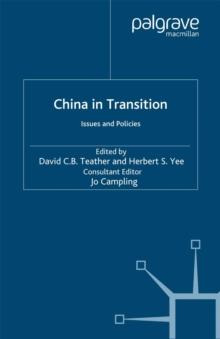 China in Transition : Issues and Policies