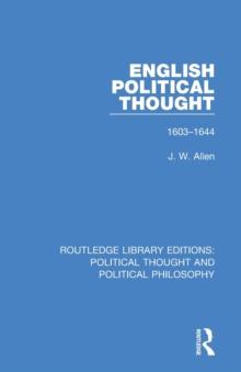 English Political Thought : 1603-1644