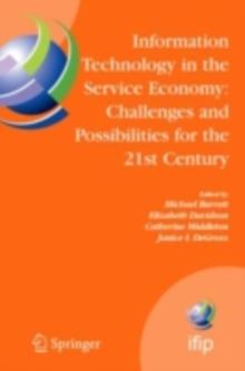 Information Technology in the Service Economy: : Challenges and Possibilities for the 21st Century