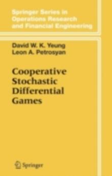 Cooperative Stochastic Differential Games