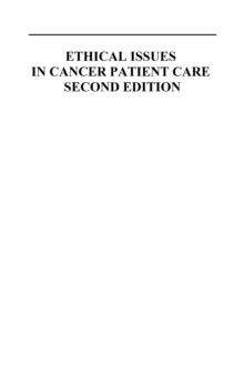 Ethical Issues in Cancer Patient Care