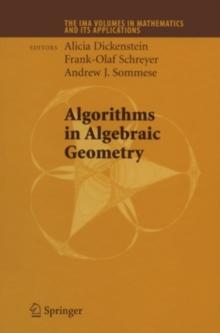 Algorithms in Algebraic Geometry