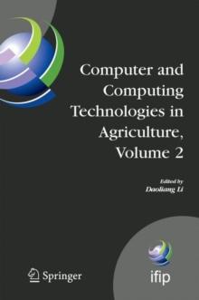 Computer and Computing Technologies in Agriculture, Volume II : First IFIP TC 12 International Conference on Computer and Computing Technologies in Agriculture (CCTA 2007), Wuyishan, China, August 18-