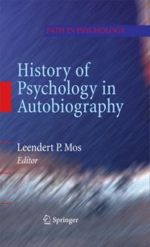 History of Psychology in Autobiography