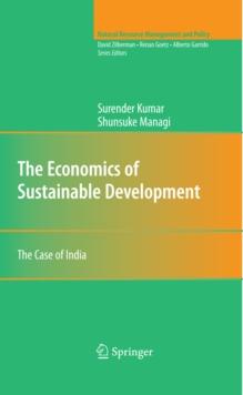 The Economics of Sustainable Development : The Case of India