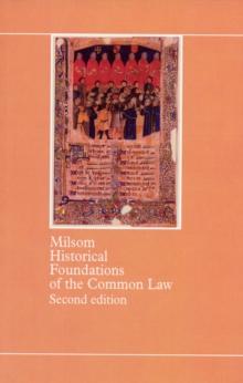 Historical Foundations of the Common Law