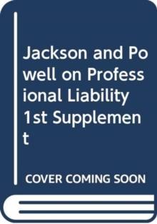 Jackson and Powell on Professional Liability