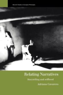 Relating Narratives : Storytelling And Selfhood