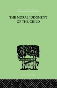 The Moral Judgment Of The Child