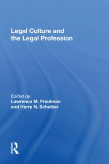 Legal Culture And The Legal Profession