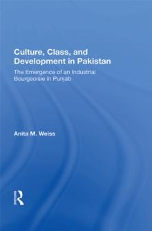 Culture, Class, And Development In Pakistan : The Emergence Of An Industrial Bourgeoisie In Punjab