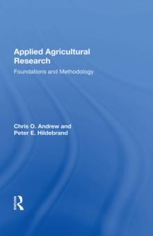 Applied Agricultural Research : Foundations And Methodology