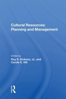 Cultural Resources : Planning And Management