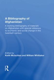 A Bibliography Of Afghanistan