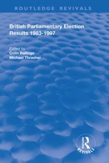 British Parliamentary Election Results 1983-1997