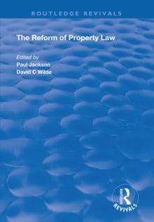 The Reform of Property Law