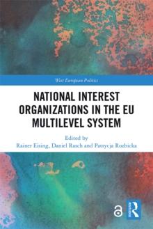 National Interest Organizations in the EU Multilevel System