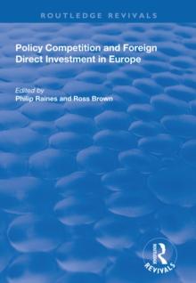 Policy Competition and Foreign Direct Investment in Europe