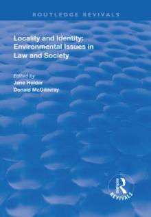 Locality and Identity : Environmental Issues in Law and Society