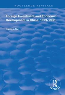 Foreign Investment and Economic Development in China : 1979-1996