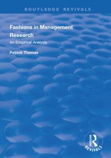 Fashions in Management Research : An Empirical Analysis