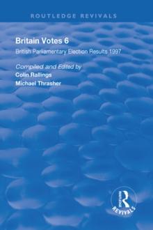 Britain Votes 6 : Parliamentary Election Results  1997