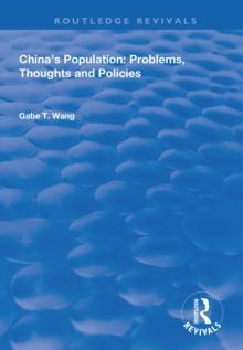 China's Population : Problems, Thoughts and Policies