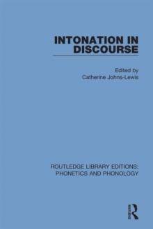 Intonation in Discourse