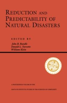 Reduction And Predictability Of Natural Disasters