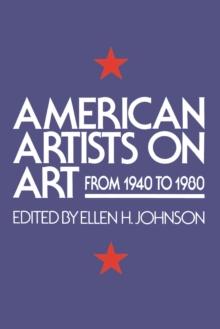 American Artists On Art : From 1940 To 1980