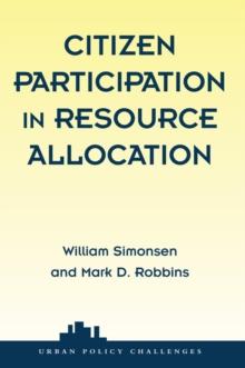 Citizen Participation In Resource Allocation