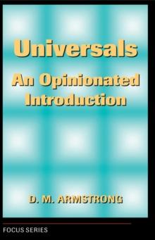 Universals : An Opinionated Introduction