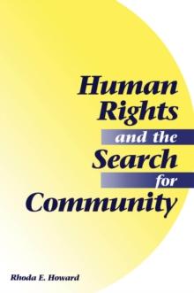 Human Rights And The Search For Community