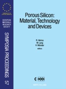 Porous Silicon: Material, Technology and Devices