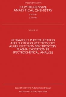 Ultraviolet Photoelectron and Photoion Spectroscopy, Auger Electron Spectroscopy, Plasma Excitation in Spectrochemical Analysis