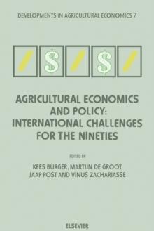 Agricultural Economics and Policy: International Challenges for the Nineties : Essays in Honour of Prof. Jan de Veer