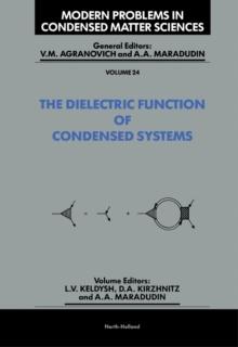 The Dielectric Function of Condensed Systems