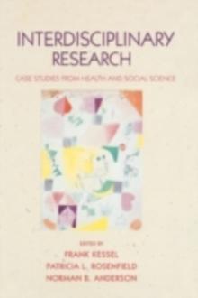 Interdisciplinary Research : Diverse Approaches in Science, Technology, Health and Society