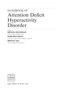 Handbook of Attention Deficit Hyperactivity Disorder