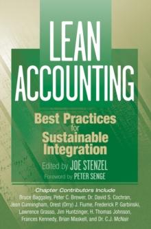 Lean Accounting : Best Practices for Sustainable Integration