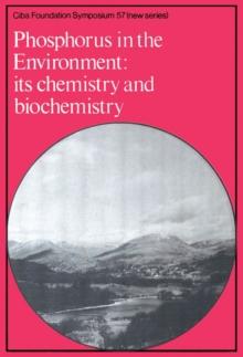 Phosphorus in the Enviroment : Its Chemistry and Biochemistry