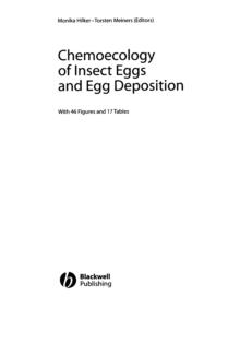 Chemoecology of Insect Eggs and Egg Deposition