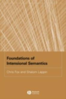 Foundations of Intensional Semantics