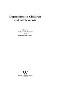 Depression in Children and Adolescents