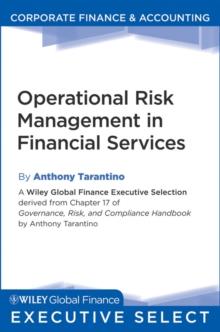 Operational Risk Management in Financial Services