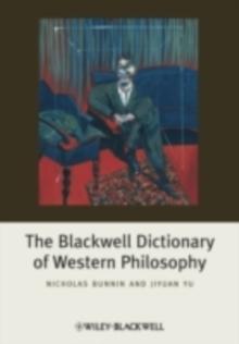 The Blackwell Dictionary of Western Philosophy