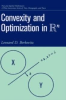 Convexity and Optimization in Rn