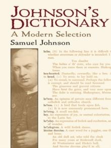 Johnson's Dictionary : A Modern Selection