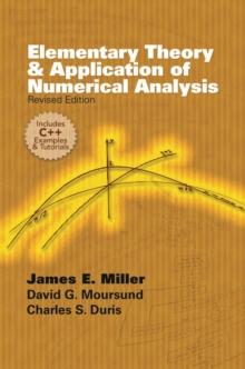 Elementary Theory and Application of Numerical Analysis : Revised Edition