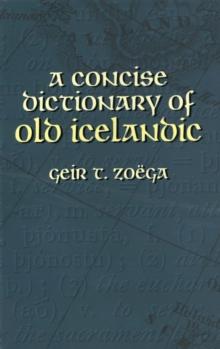 A Concise Dictionary of Old Icelandic